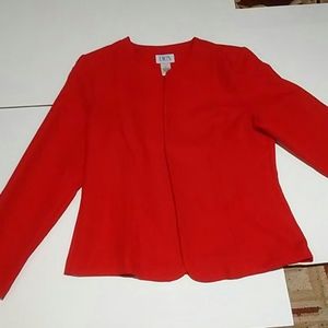 BFA Classics bright red blazer sz 12